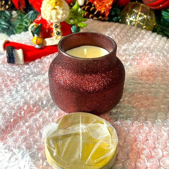 Capri Blue Tinsel & Spice Holiday Candle - Petite Glam Jar Candle - - Picture 2 of 12